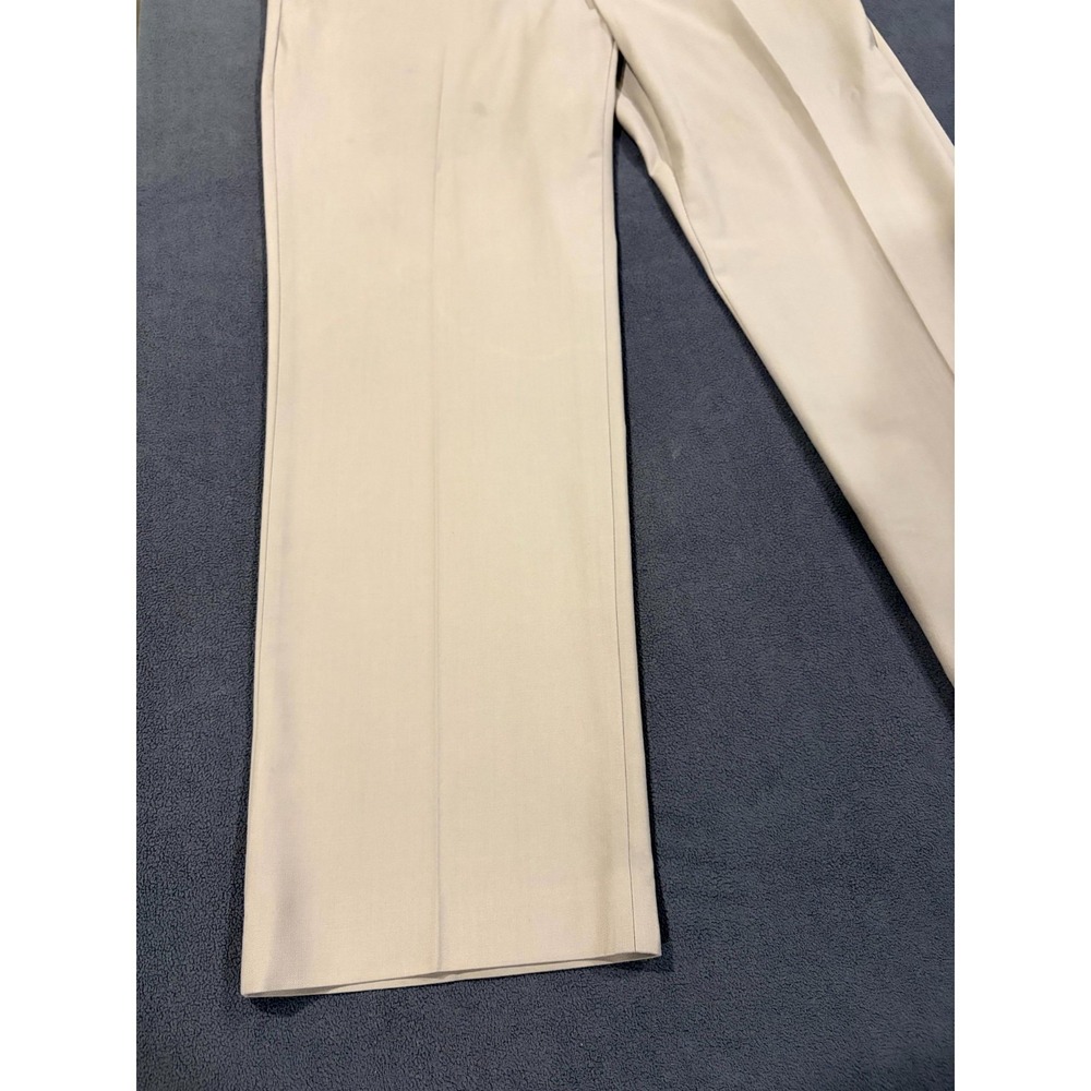 Axist Chino Pants Men 36x30 Beige Flat Front Mid Rise Straight Leg Slash Pockets - Picture 4 of 16